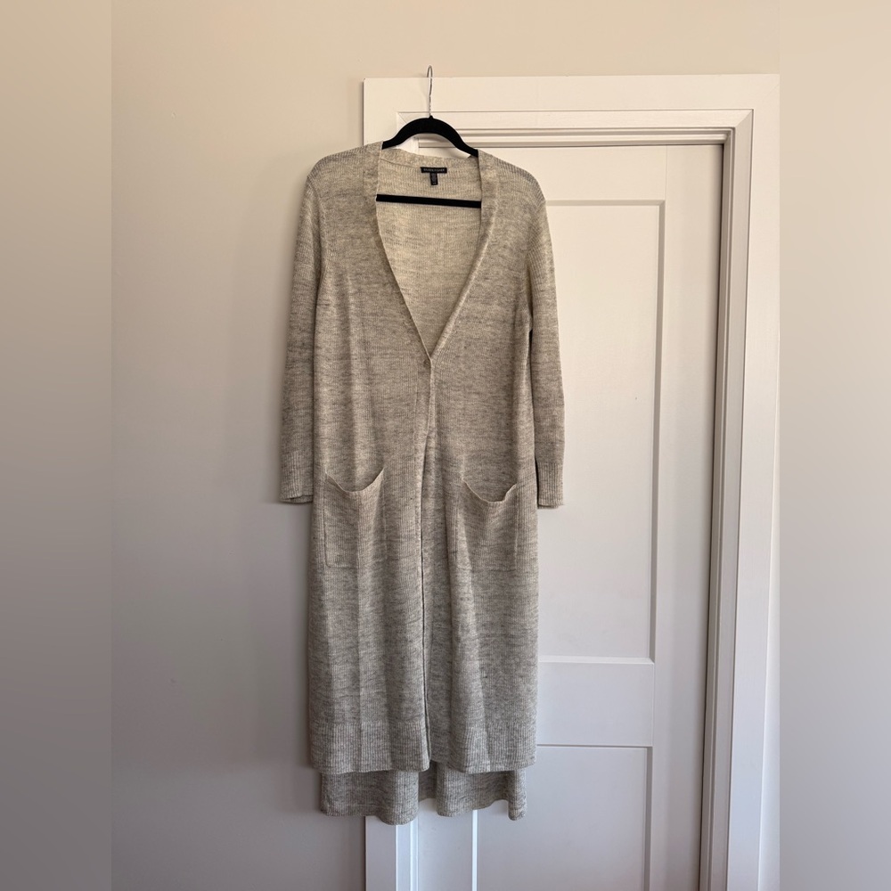 Eileen Fisher linen maxi cardigan